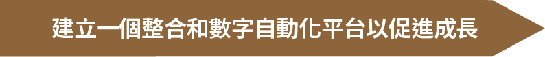 建立一個整合和數字自動化平台以促進成長